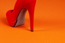 Einwegteppich orange