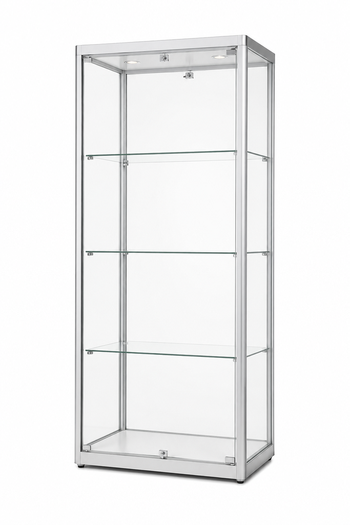 Glasvitrine versperrbar