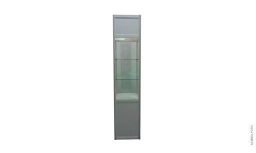 Standvitrine Granat 72x72x200cm 