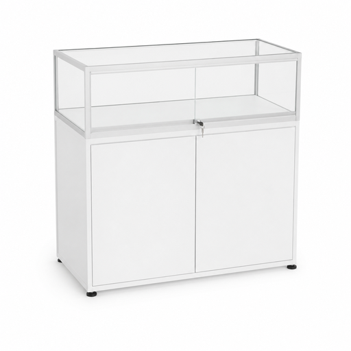 Lockable Glass Display Counter